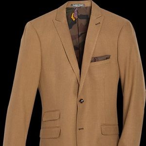 Paisley & Gray Slim Fit Camel Suit